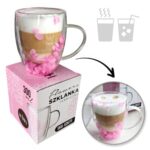 Szklanka do Herbaty Kawy Termiczna z Kwiatami w Środku 300ml - obrazek 7