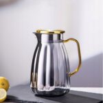 Szklany Dzbanek 1600ml i Szklanki 350ml Zestaw do Napojów Opalizujący Komplet - obrazek 5