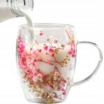 Szklanka do Herbaty Kawy Termiczna z Kwiatami w Środku 300ml - obrazek 5