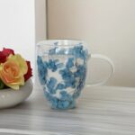 Szklanka do Herbaty Kawy Termiczna z Kwiatami w Środku 300ml - obrazek 4