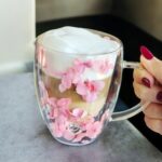 Szklanka do Herbaty Kawy Termiczna z Kwiatami w Środku 300ml - obrazek 4