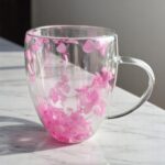 Szklanka do Herbaty Kawy Termiczna z Kwiatami w Środku 300ml - obrazek 5