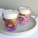 Szklanka do Herbaty Kawy Termiczna z Kwiatami w Środku 300ml - obrazek 5