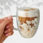 Szklanka Termiczna do Herbaty Kawy z Kwiatami w Środku 300ml - obrazek 4