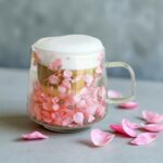 Szklanka Termiczna do Kawy Herbaty z Kwiatami w Środku 180ml - obrazek 3