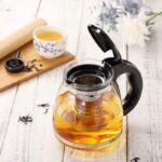 Dzbanek Szklany z Zaparzaczem Zaparzacz Imbryk do Ziół 2l - obrazek 3