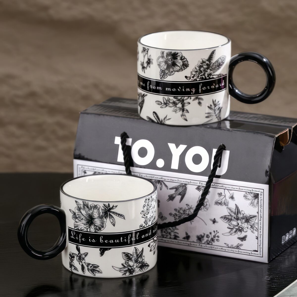 Zestaw Kubków na Prezent w Pudełku 310ml 2szt - obrazek 3